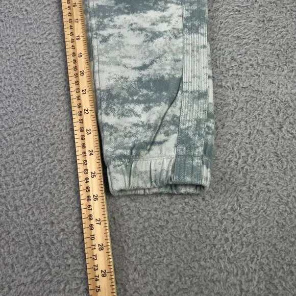 Athleta Farallon Jogger Pants Women XXS Tie Dye Green Blue Pull On Casual Active - Picture 8 of 10